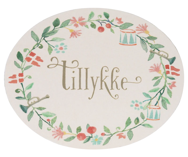 Gift card, Tillykke, 15 pcs.