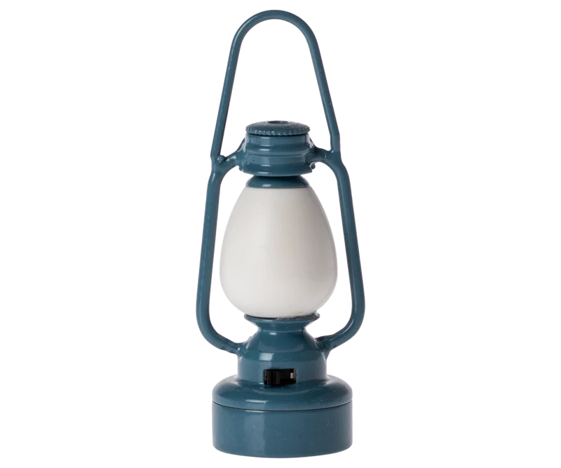 Vintage lantern, Mouse - Blue