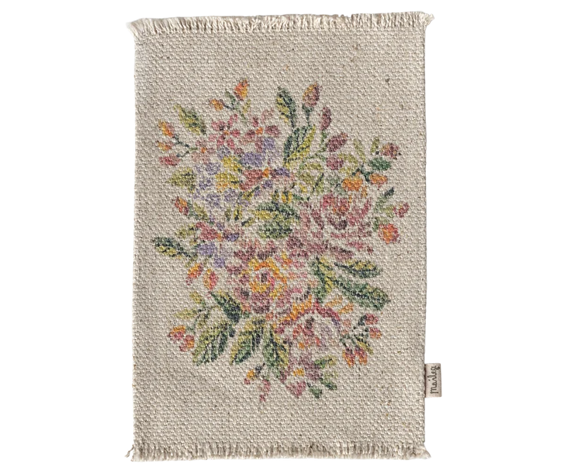 Rug, Miniature, Medium - Flowers