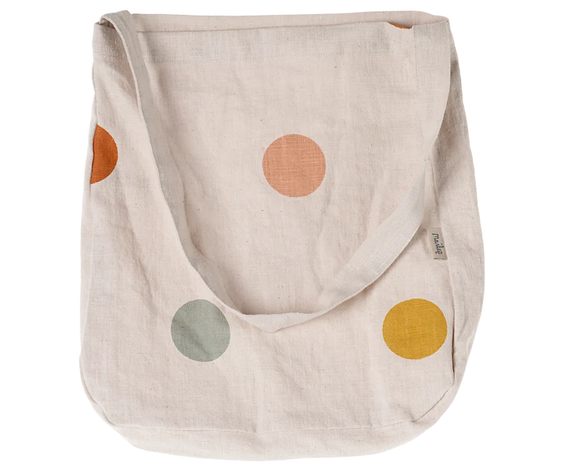 Tote bag, Multi dots - One strap
