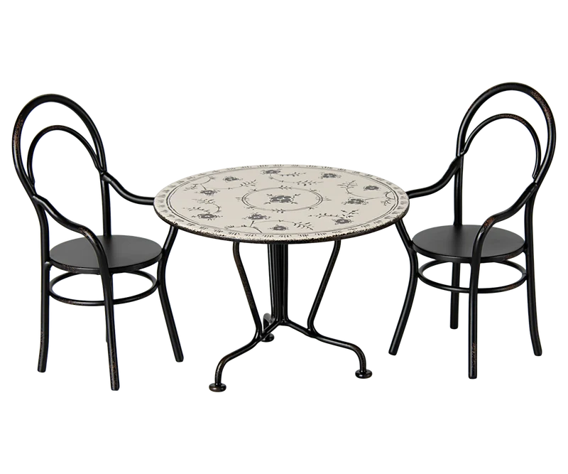 Dining table, Set with 2 chairs