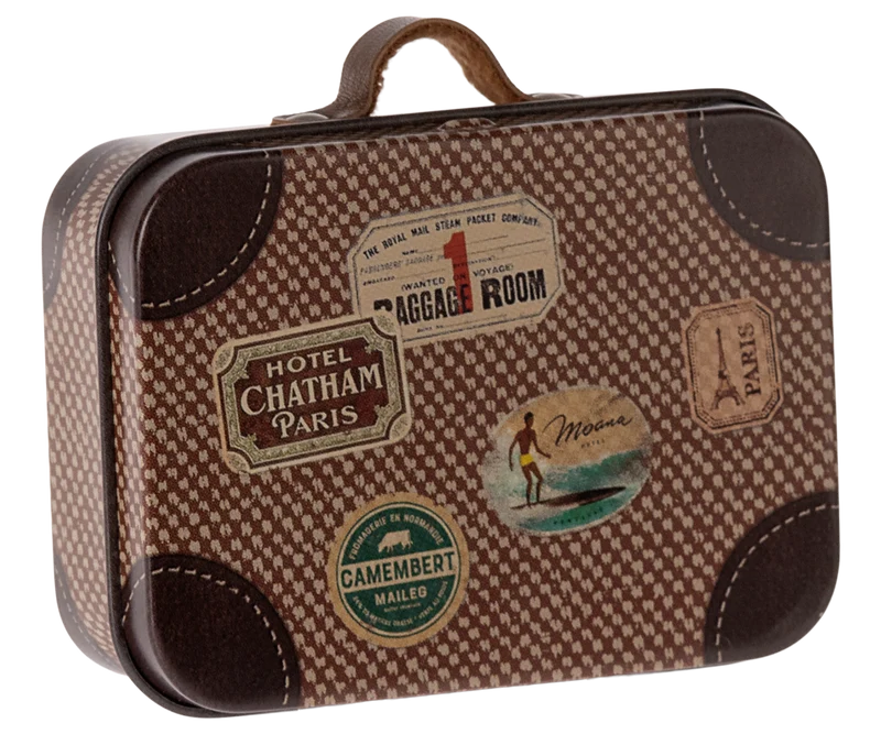 Suitcase, Micro - Brown