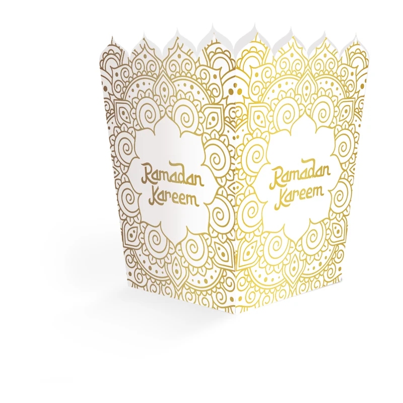 8 Snackboxen Ramadan Kareem – 6,3 × 6,3 × 10,5 cm