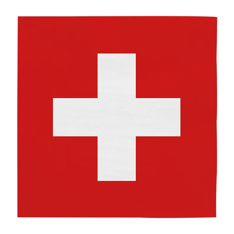 20 Papieren servetten - 33×33 cm – Zwitserland