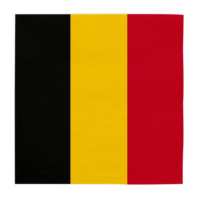20 Papieren servetten - 33×33 cm – België