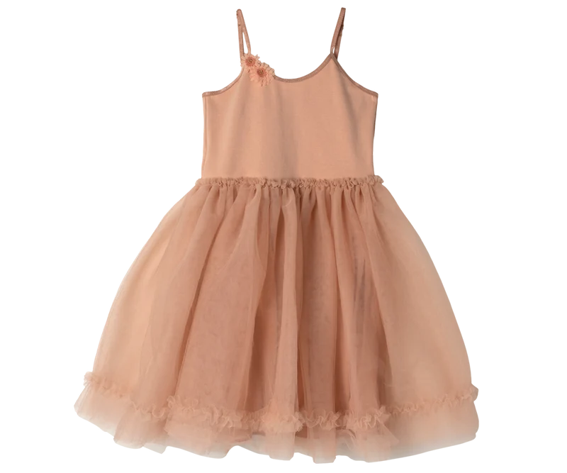 Princess tulle dress, 2-3 years - Melon