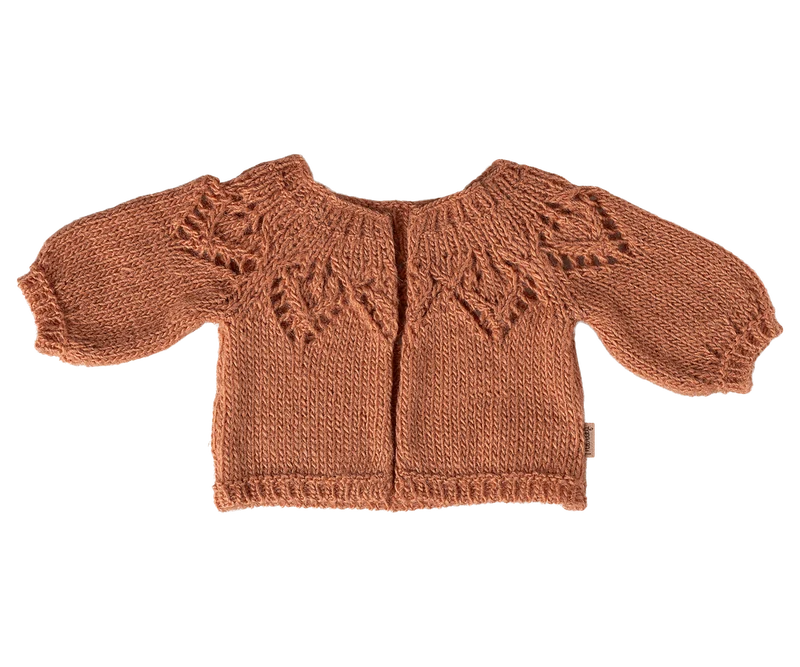 Knitted cardigan, Size 4 - Vintage rose
