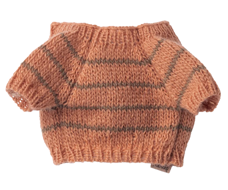 Puppy supply, Small, Knitted sweater - Coral