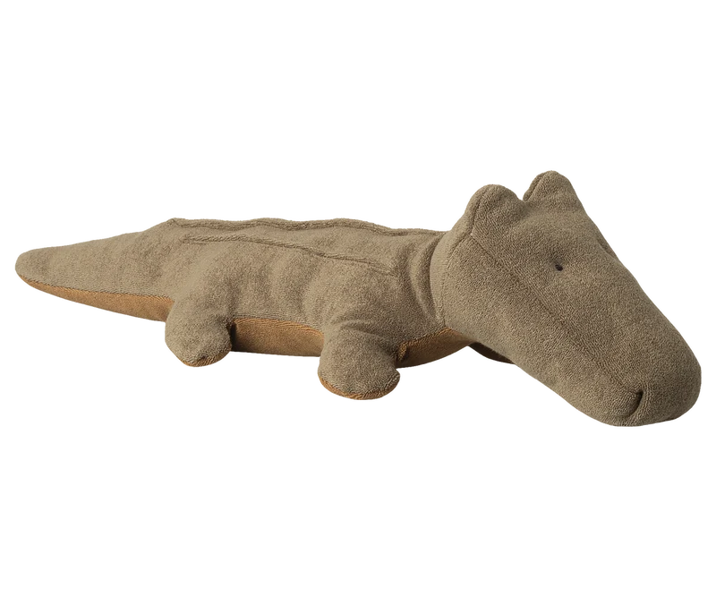 Safari friends, Crocodile, Medium - Olive green