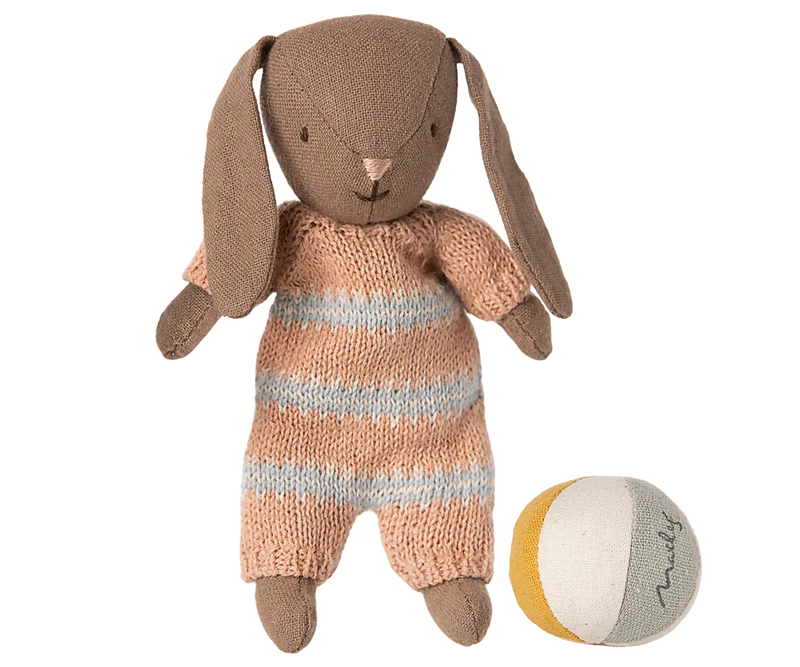 Bunny set, Micro - Brown - Dusty rose