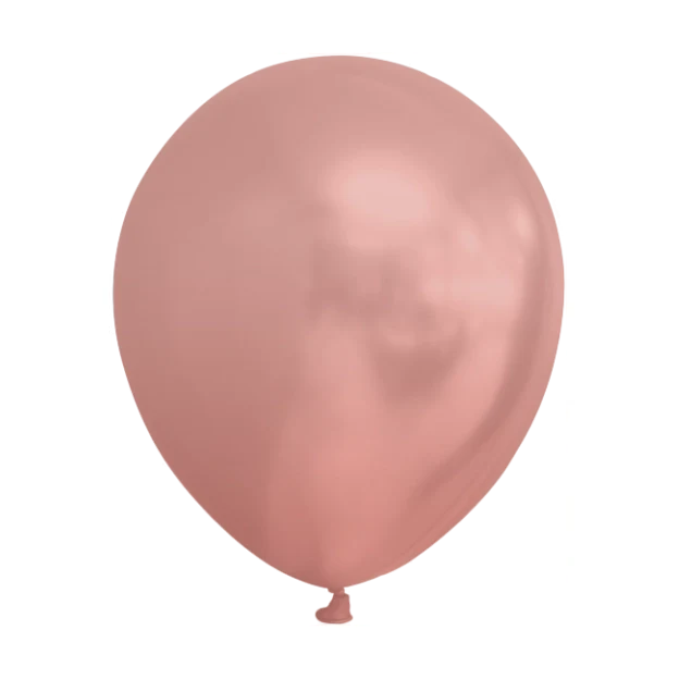 Parel Rosé Gouden Ballonnen 13cm 100 stuks