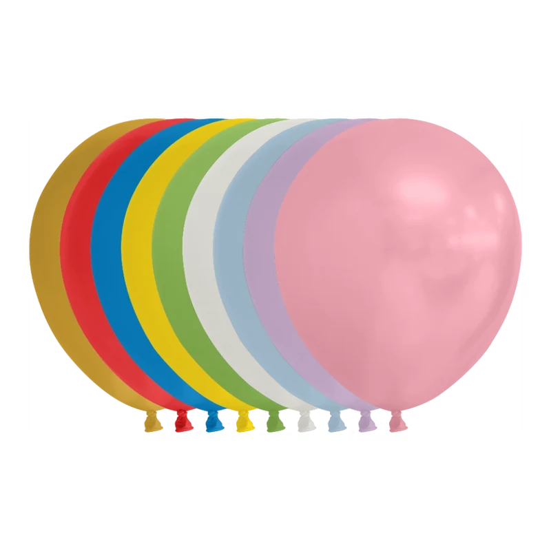 Metallic gemixte kleuren Ballonnen 13cm 100 stuks
