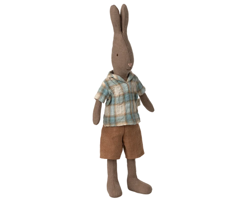 Rabbit, Size 2 - Brown - Shirt and shorts
