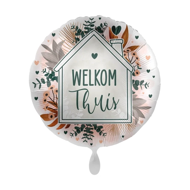 Folieballon Welkom Thuis 45cm