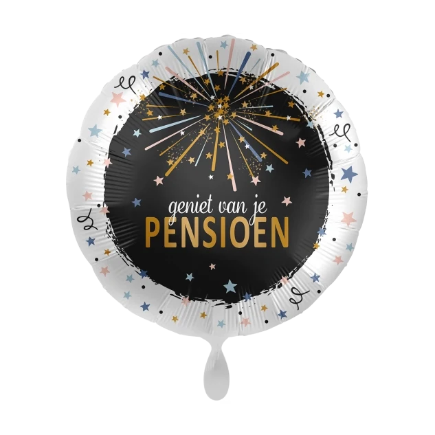 Folieballon Geniet van je Pensioen 45cm