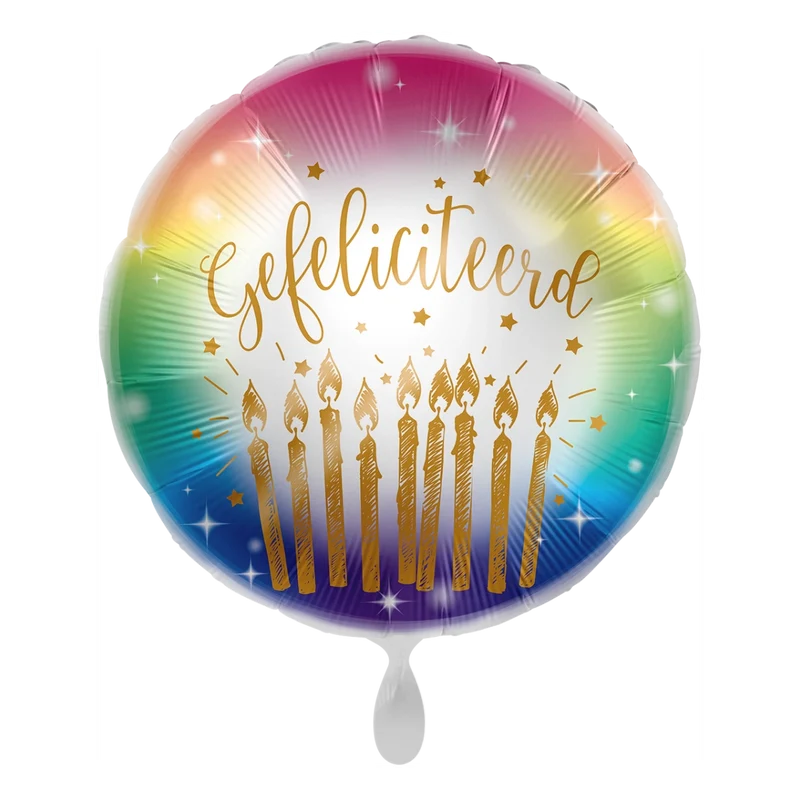 Folieballon Gefeliciteerd 45cm
