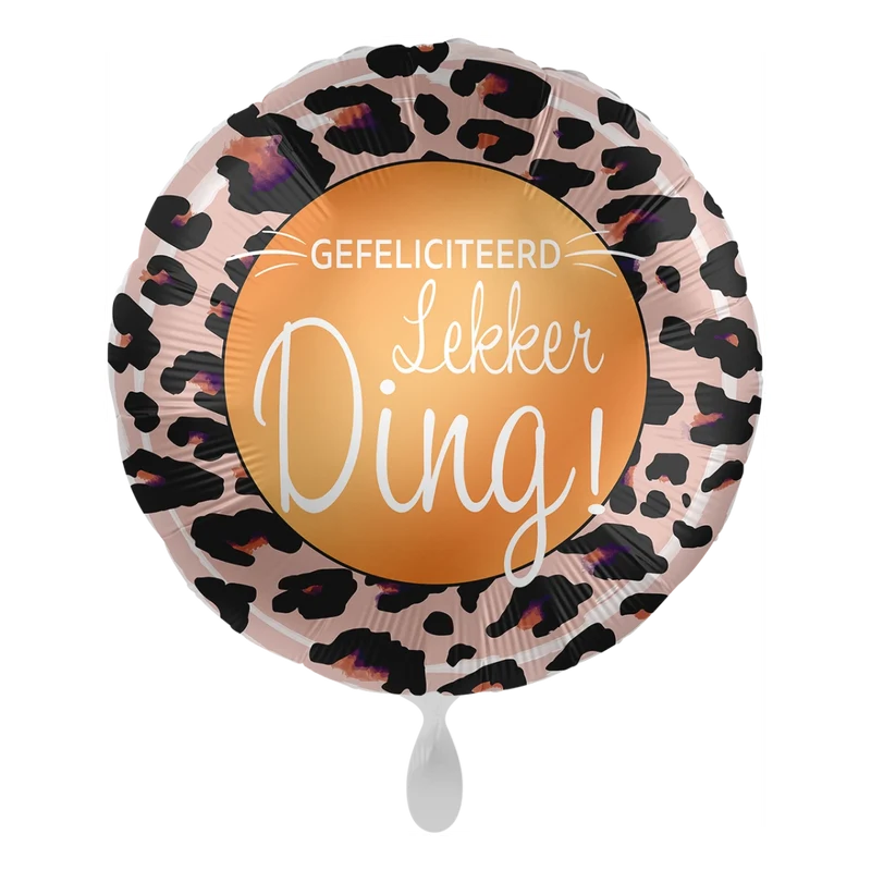 Folieballon Gefeliciteerd lekker ding 45cm