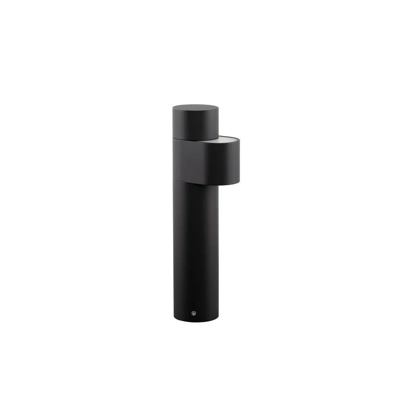 Merano Halifax Sokkellamp voor buiten zwart aluminium LED 7,6W 460Lm 3000K IP54