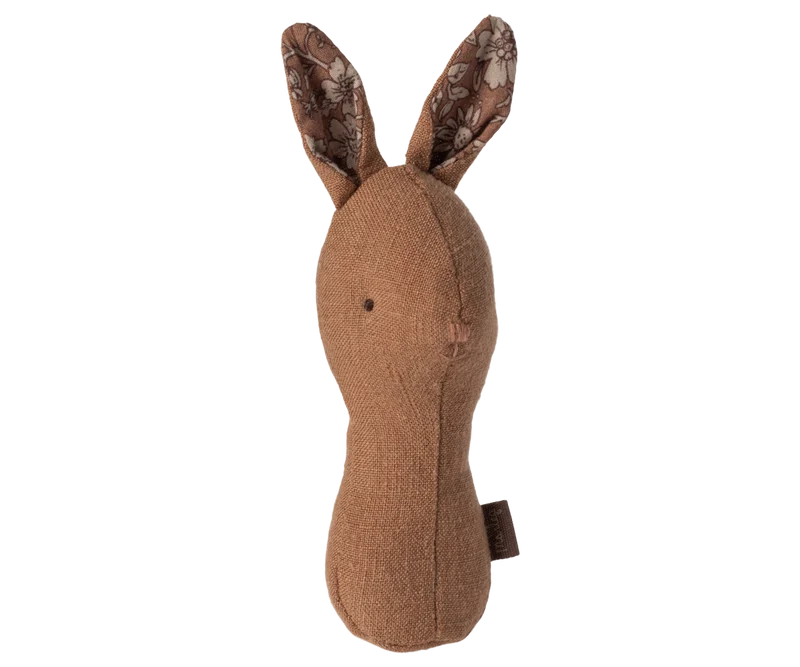Lullaby friends, Bunny rattle - Chocolate