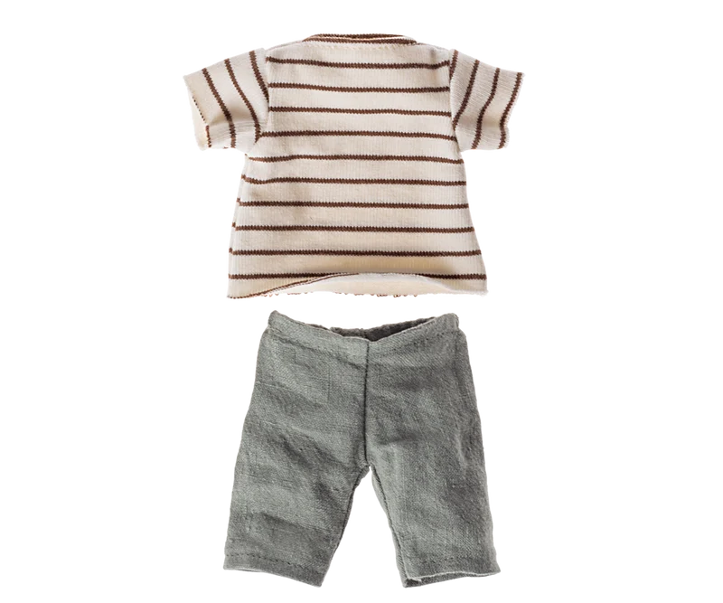 Striped blouse and pants, Size 2