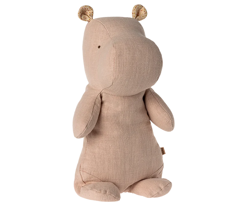 Safari friends, Hippo, Medium - Light rose