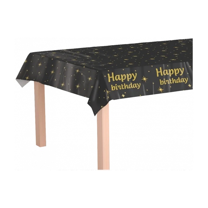 Classy Party tafelkleed Happy Birthday folie 137x274cm