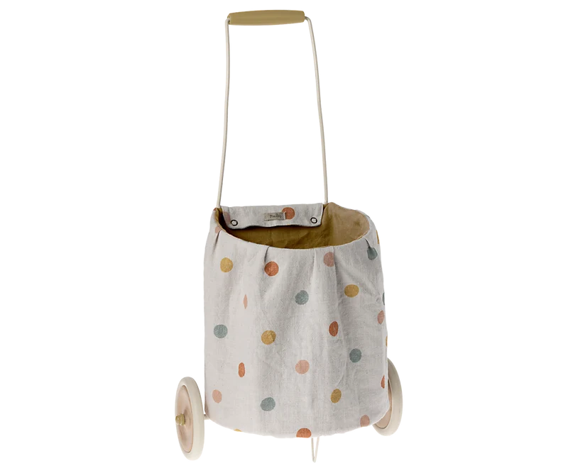 Trolley, Multi dots - Yellow