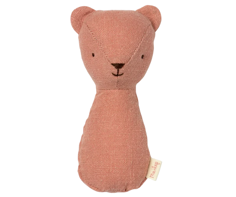 Teddy rattle - Old rose