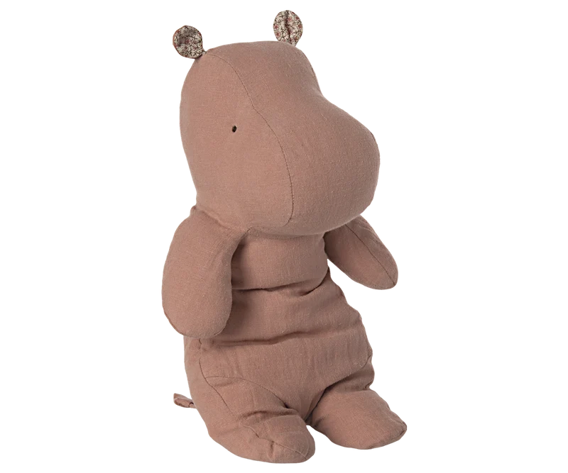 Safari friends, Hippo, Medium - Old rose
