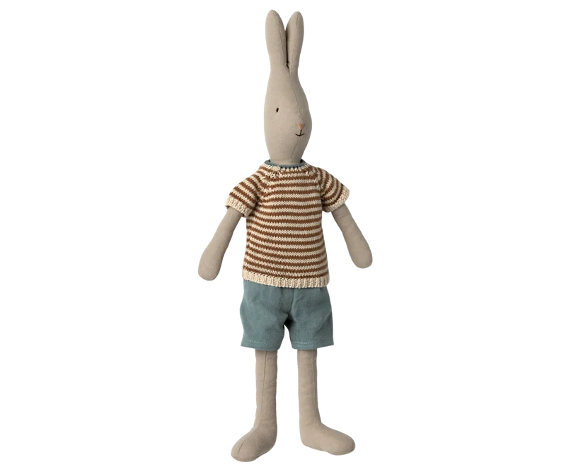 Rabbit, Size 3 - Classic - Knitted shirt and shorts