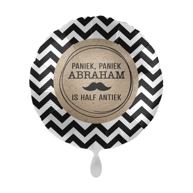 Folieballon Abraham half antiek 45cm