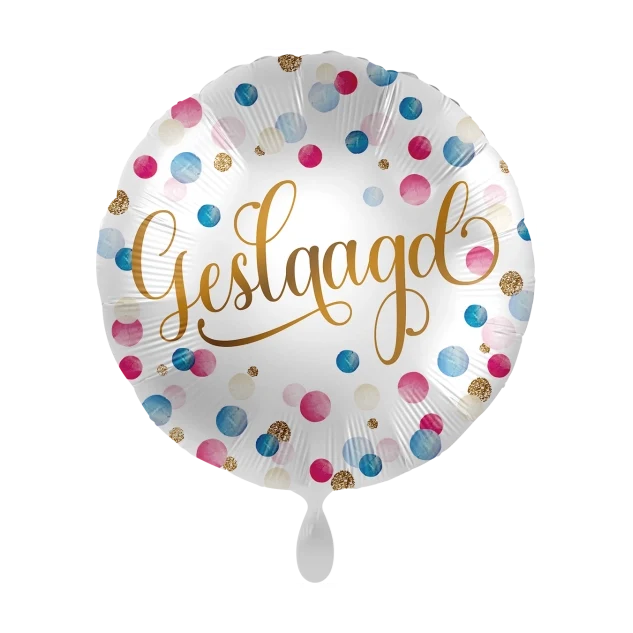 Folieballon Geslaagd 45cm