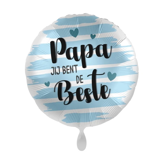 Folieballon Papa jij bent de beste 45cm