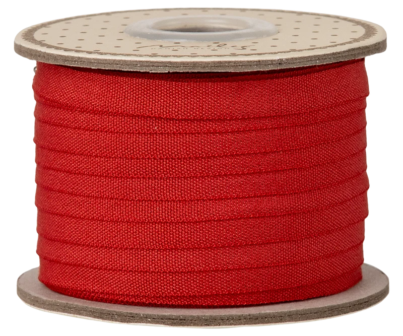Ribbon, 25 m - Vintage red