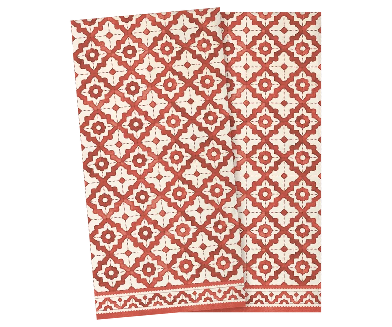 Napkin, Mosaic Small - Red