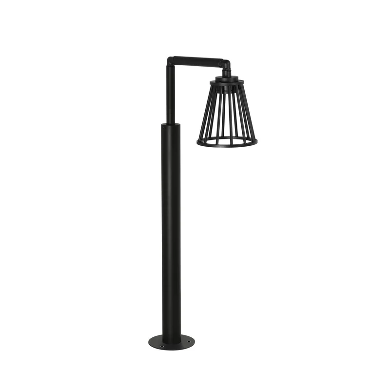 Merano Barkerville Buitenpaal Zwart Aluminium LED 6W 279,54 Lm 3000K IP65