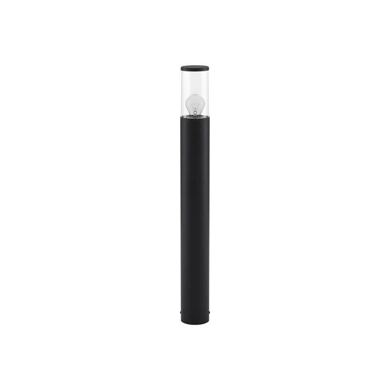 Merano Athens Buitenpaal Donkergrijs Aluminium, Heldere LED E27 IP65
