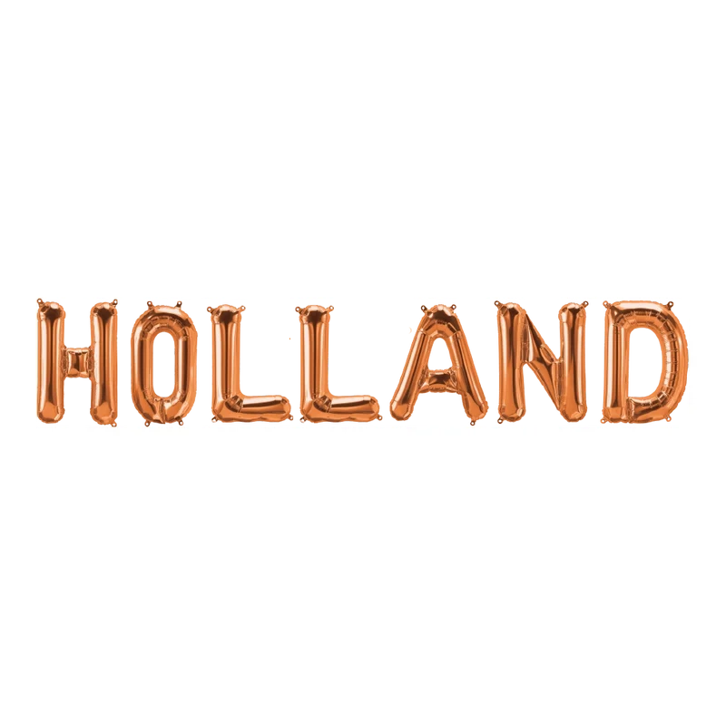 HOLLAND Folieballonnen set oranje 41cm