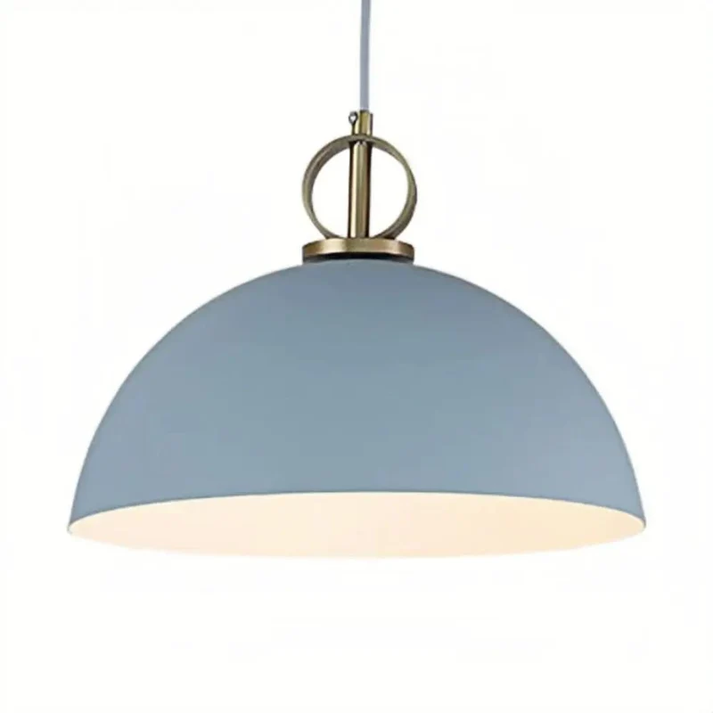 Kick Up The Vibe With This Solid Industrial Pendant Lamp Rocking A Rugged Hammered Metal Shade And Smooth Drop 120Cm Cable For Easy Custom Hanging Over Any Kitchen Island Or Bar In A Fresh Blue Finish