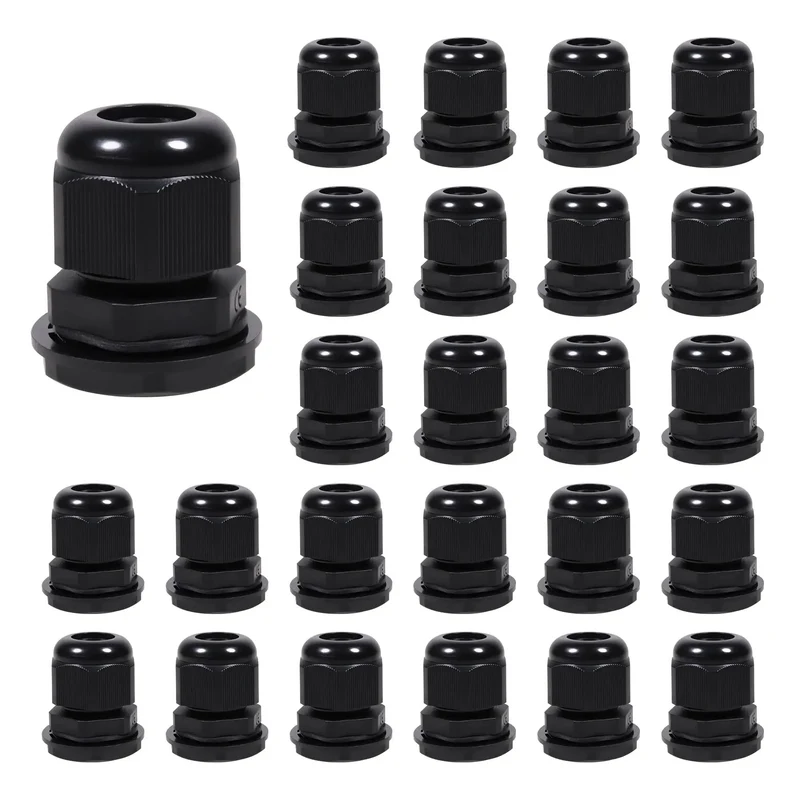 Heavy Duty Nylon Cable Glands With Tough As Nails Ip68 Sealing And Grip Tight Adjustable Strain Relief Cord Locks For Waterproof Electrical Wire Management Systems