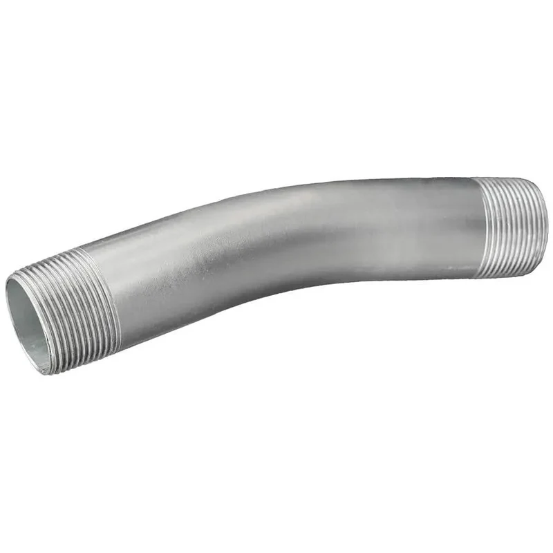 Heavy Duty Galvanized Rigid Conduit Elbow 2 In With 22.5 Degree Bend Creating Rock Solid Wiring Routes For Pros Who Want Trouble Free Residential Or Commercial Electrical Setups
