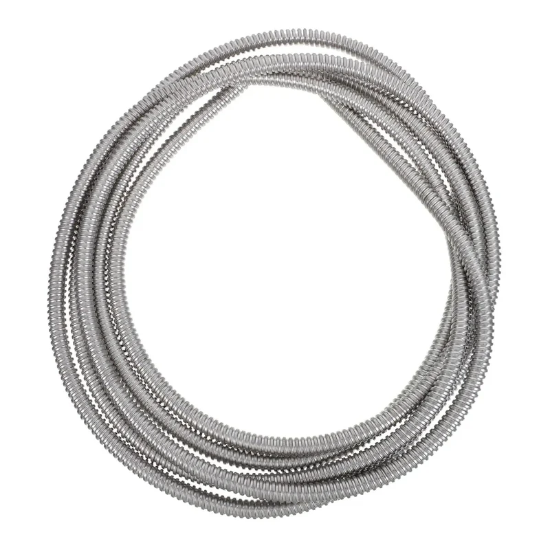 Heavy Duty Stainless Steel Bendable Conduit Sleeve For Weatherproof Cable Management And Secure Wire Protection In Garage Or Shop Projects With A Slick Flexible Build That Locks Down Your Cables Against Heat Moisture And Rough Use