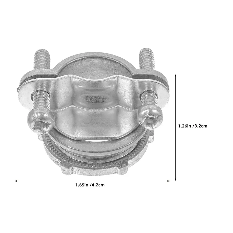 Heavy Duty Conduit Cable Clamps With An Ironclad Grip For No Sweat Electrical Runs Top Shelf High Strength Alloy And Quick Finger Fitment To Keep Your Wired Connections Snug As A Bug Four Piece Set