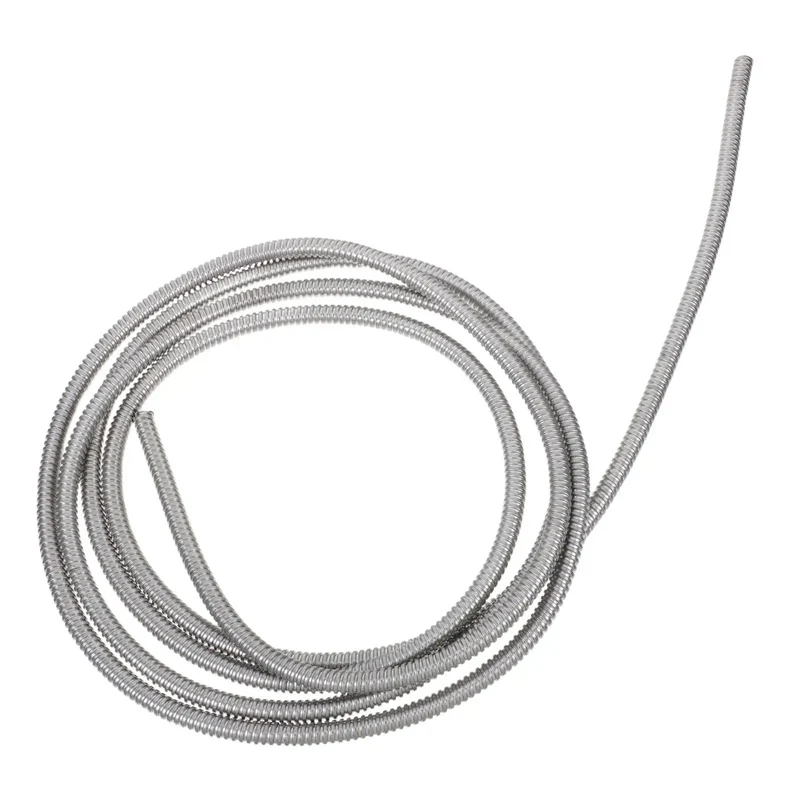 Rock Solid Stainless Steel Electrical Wire Conduit Flexible Corrugated Cable Sleeve Cover Quick Install Wiring Loom Protection No Fuss Cord Protector