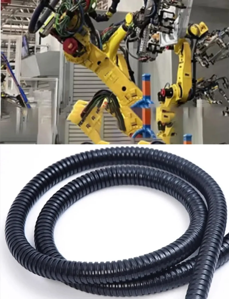 Heavy Duty Flexible Pvc Coated Metal Conduit With Slick Corrugated Wire Protection Sleeving For Train Lines And Railway Cables Kickass Weatherproof Build Rock Solid For Every Electrical Project