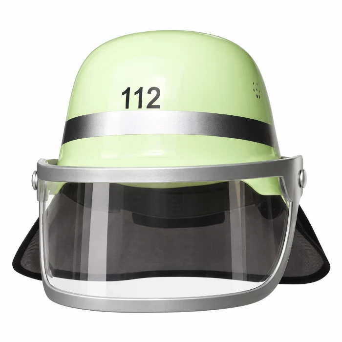 Helm brandweer lichtgeel