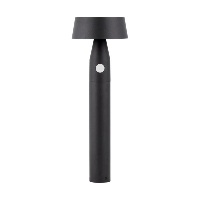 Nova Luce CHIARO Korte buitenpaal Sandy Black LED 1W 5V DC 69lm IP54 3000K Solar PIR-sensor