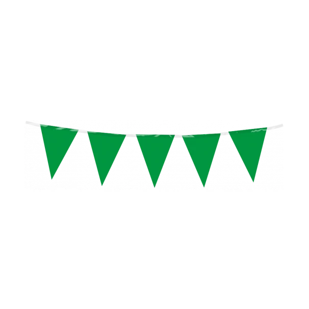 Mini vlaggenlijn groen 3m