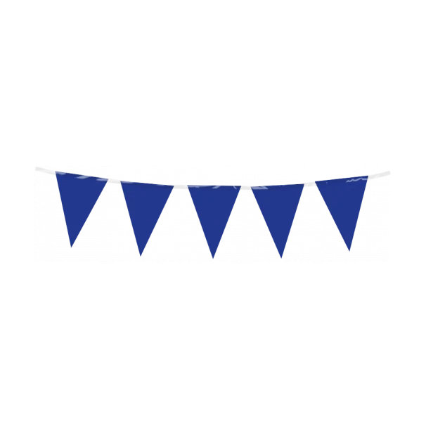 Mini vlaggenlijn donker blauw 3m