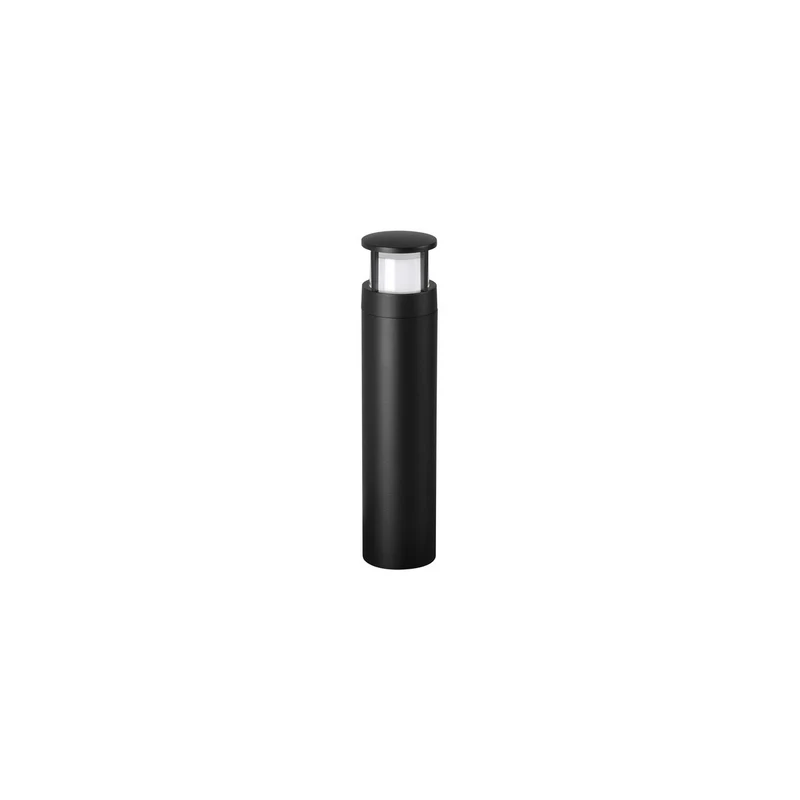 Merano Argentia Buitenpaal Zwart Aluminium, LED 6W 420Lm 3000K IP54
